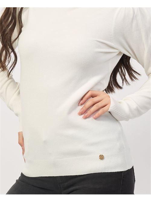 Yes Zee Puff Sleeve Turtleneck Sweater YES ZEE | M038-RU000157